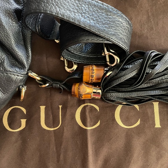 GUCCI JACKIE 2way bamboo fringe bag - Picture 4 of 16